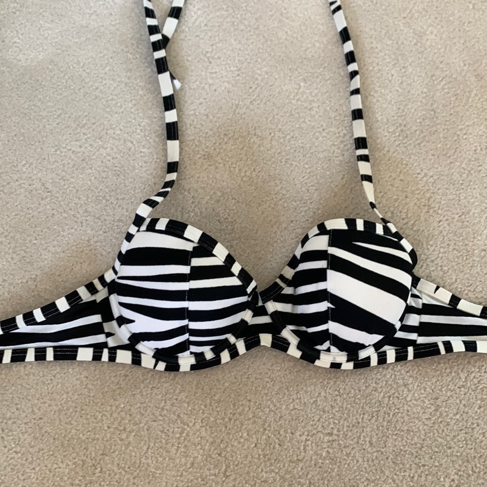 Victorias Secret push up bikini top on stripe